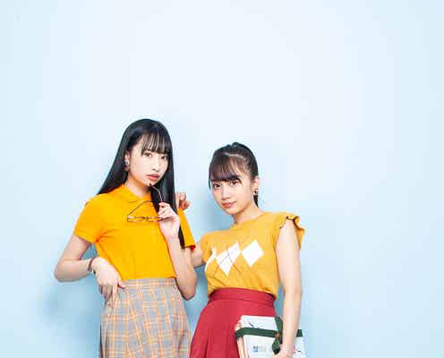 “現役高校生コンビ”黒木ひかり&藤川らるむ、ニーハイでスラリ美脚披露