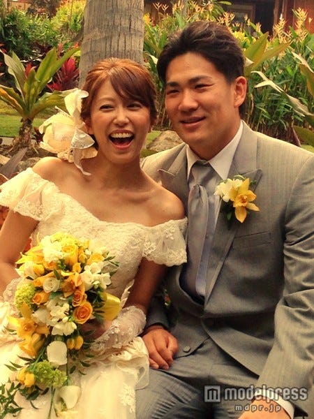 2012年12月11日、アメリカ・ハワイ島にて挙式した里田まい&田中将大選手