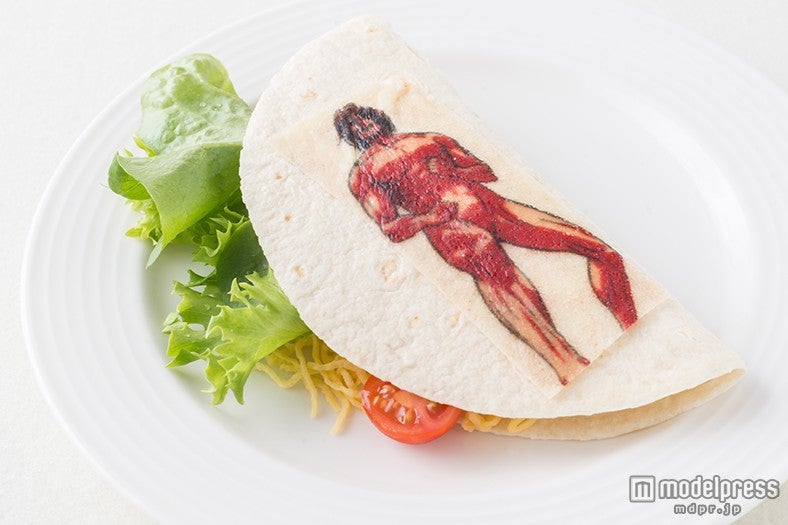 齧れ！巨人化タコス（裏面）／画像提供：井上商事