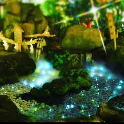 天の川のように光を放つ光る川／画像提供：川越氷川神社