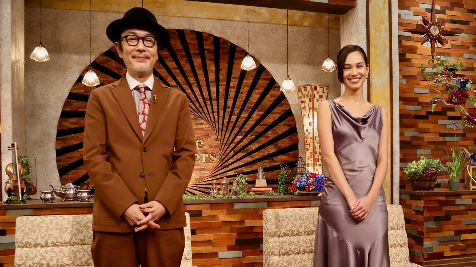 リリー・フランキー、水原希子（C）NHK