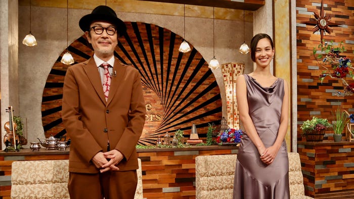 リリー・フランキー、水原希子(C)NHK