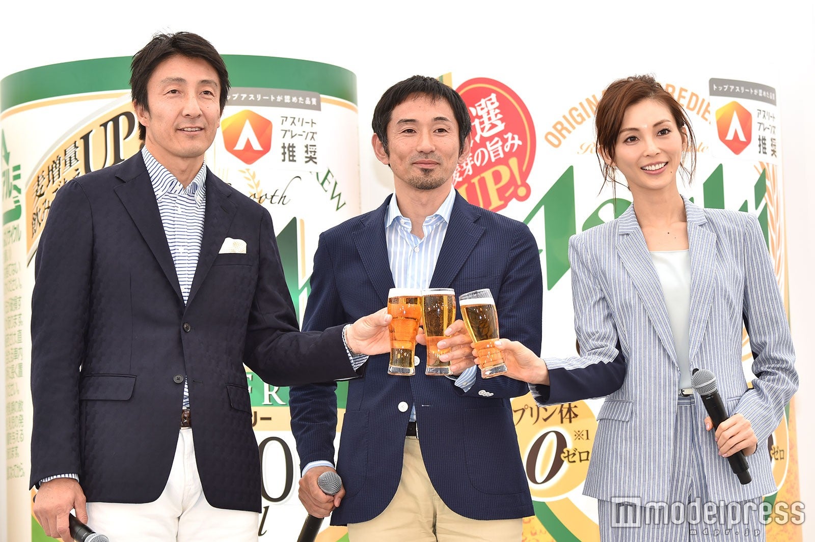 朝原宣治、押切もえ、為末大 （C）モデルプレス