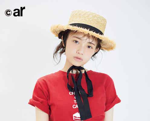 あかせあかり、麦わら帽子×水着姿で「ar」初登場