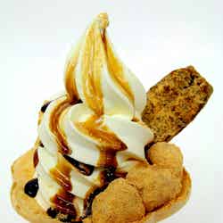 山梨の銘菓「桔梗信玄餅」の絶品ソフトクリーム/画像提供:近鉄百貨店