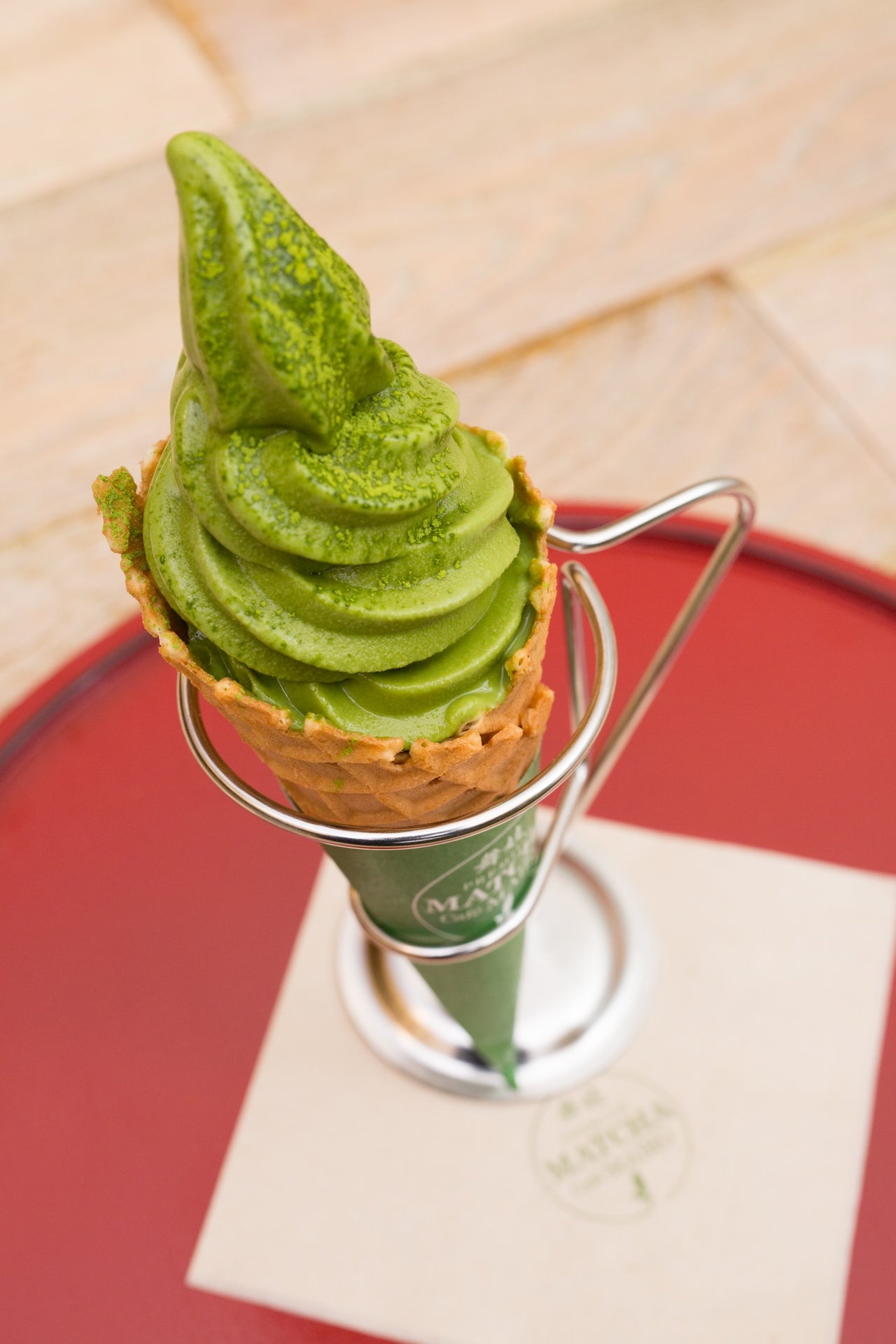 抹茶ソフトクリーム／画像提供：エクシオジャパン