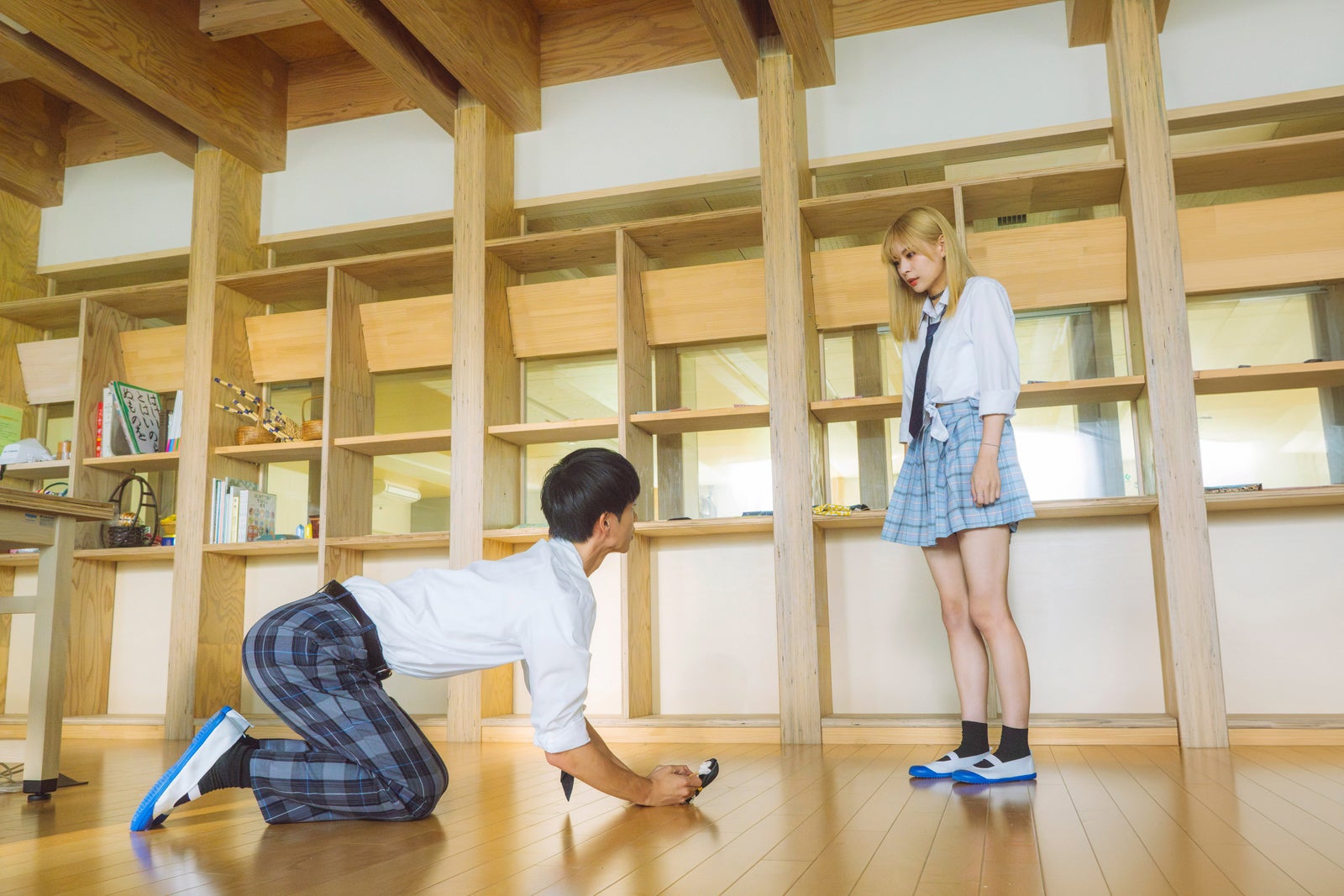 野村康太、永瀬莉子「その着せ替え人形は恋をする」第1話（C）福田晋一／SQUARE ENIX・ドラマ「その着せ替え人形は恋をする」製作委員会・MBS