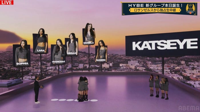 「The Debut:Dream Academy」ライブフィナーレの様子(C)HYBE x Geffen Records