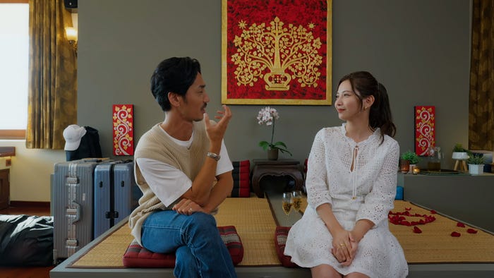阿部大輔、尾崎美紀「バチェロレッテ・ジャパン」シーズン2エピソード6(C) 2022 Warner Bros. International Television Production Limited