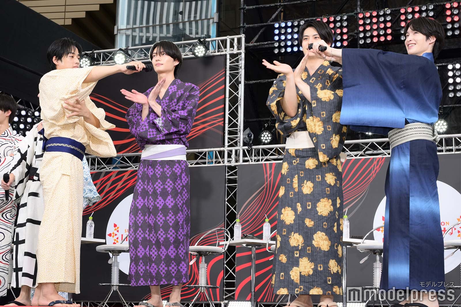 （左から）羽谷勝太、杢代和人、高野洸、阪本奨悟（C）モデルプレス