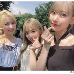 モデルプレス - IZ*ONE宮脇咲良・矢吹奈子・本田仁美、日本人3ショットに反響「みんな綺麗になってる」
