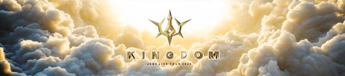 「三代目 J SOUL BROTHERS LIVE TOUR 2025 “KINGDOM”」ロゴ(提供写真)
