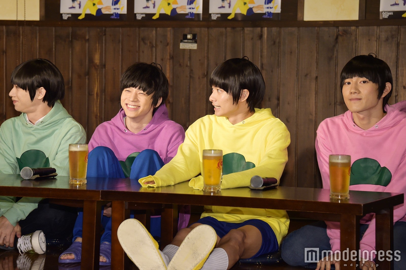 （左から）植田圭輔、北村諒、小澤廉、赤澤遼太郎（C）モデルプレス