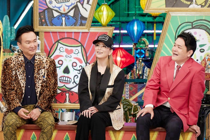 山内健司、浜崎あゆみ、ノブ(C)日本テレビ