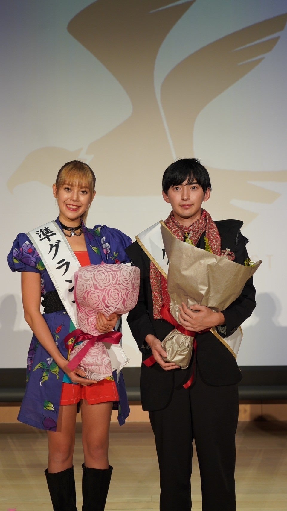 ブリンクマン恵美さん、大塚健人さん（提供写真）