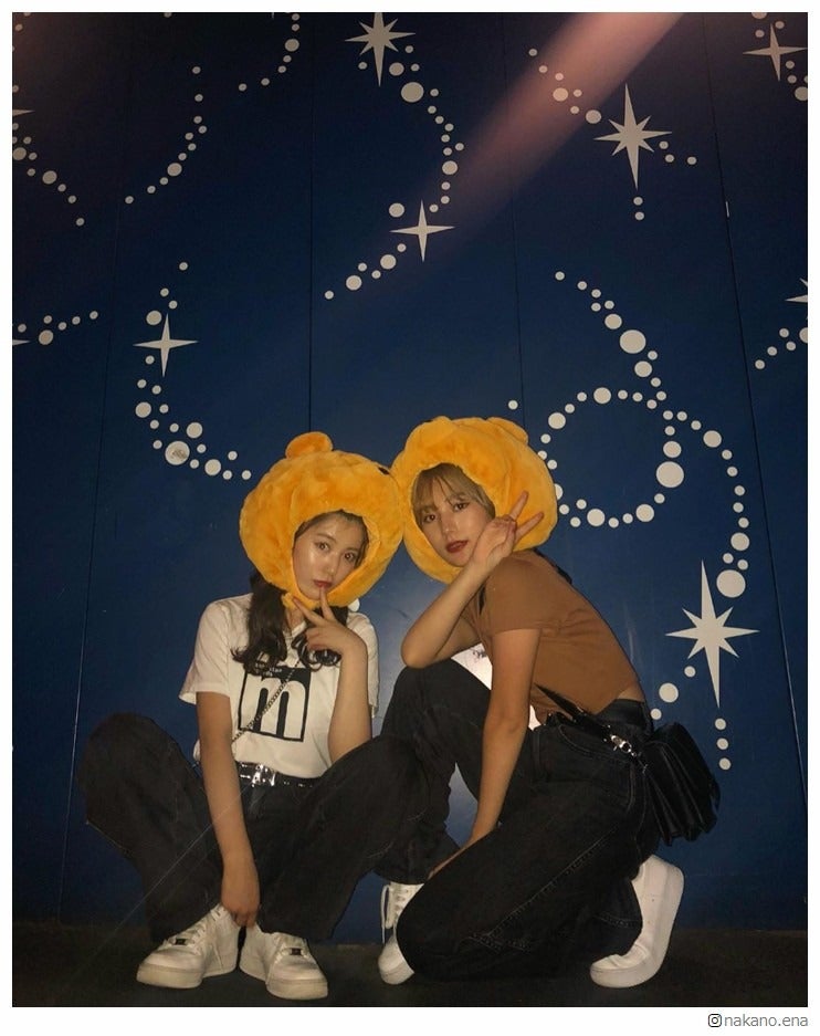 ちゃんえな＆ほのばび、ペアルックディズニーに「えなばび最強」と絶賛の声