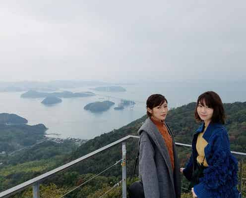 AKB48渡辺麻友&柏木由紀、サイクリング&BBQでアクティブに愛媛満喫