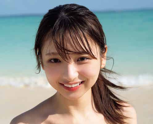 「ミスマガジン2023」一ノ瀬瑠菜、ふんわり美バスト際立つ水着ショット披露