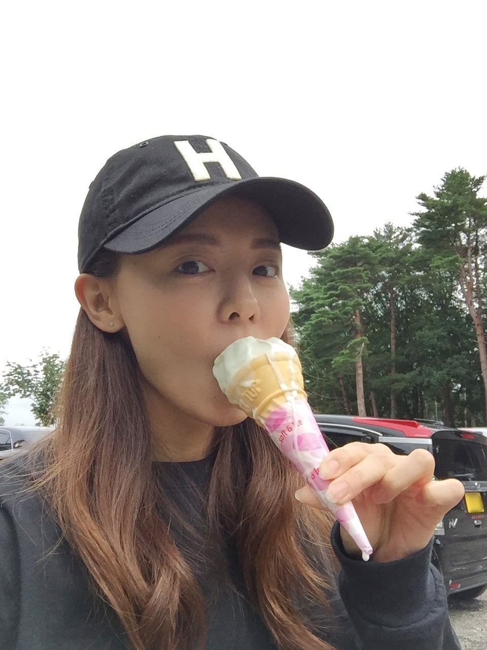 帽子をかぶったりもします♪（提供写真）