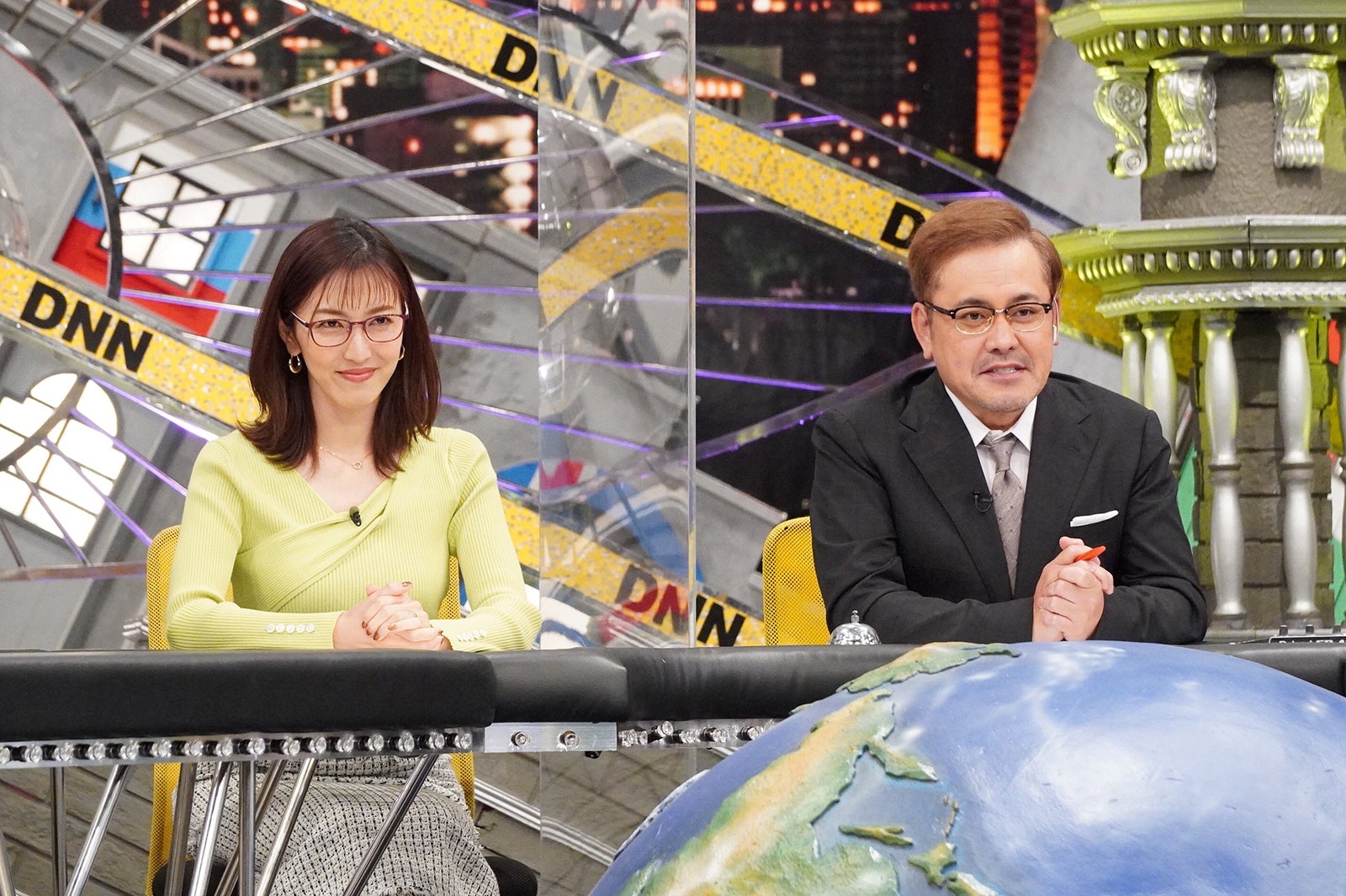 小澤陽子、有田哲平（C）フジテレビ