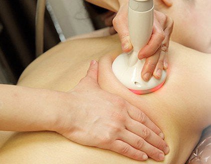 スーパーラジオ波を使ってリンパやコリももみほぐす（提供画像）