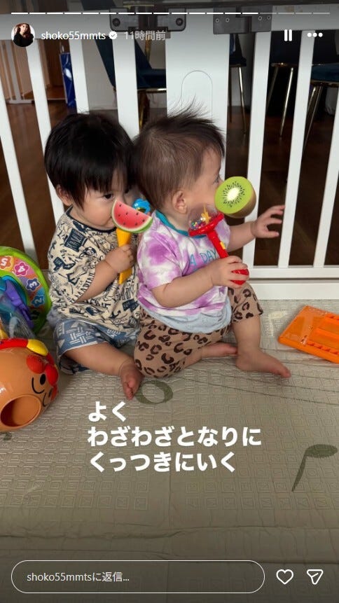中川翔子Instagramストーリーズより