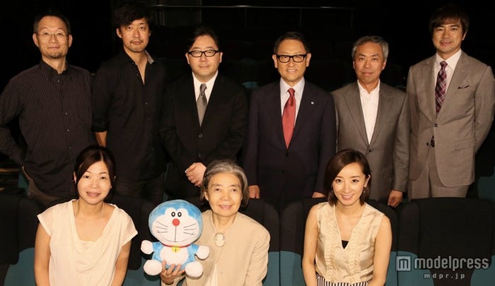 第二弾「ほぼ完成披露試写会」に参加した各界著名人(C)2014「STAND BY MEドラえもん」製作委員会