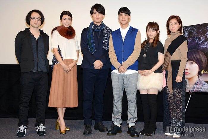 (左から)柴山健次監督、渡辺早織、入江甚儀、葉山奨之、塩ノ谷早耶香、桐嶋ノドカ