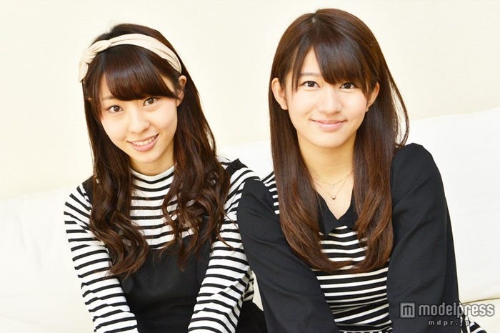 藤江れいな(左)、竹内美宥(右)