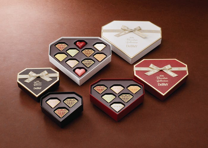「デルレイ ダイヤモンドBOX」3個入り1,944円(税込)、6個入り3,564円(税込)、10個入り5,616円(税込)/画像提供:デルレイ・ジャパン株式会社