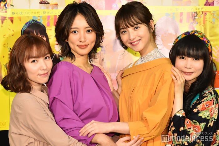 徳永えり、夏菜、佐々木希、中川翔子(C)モデルプレス