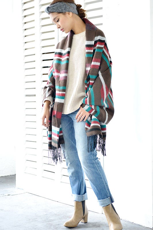 ゆったりルーズなベルスリーブニット「coca」3,490円（税込）／画像提供：coca