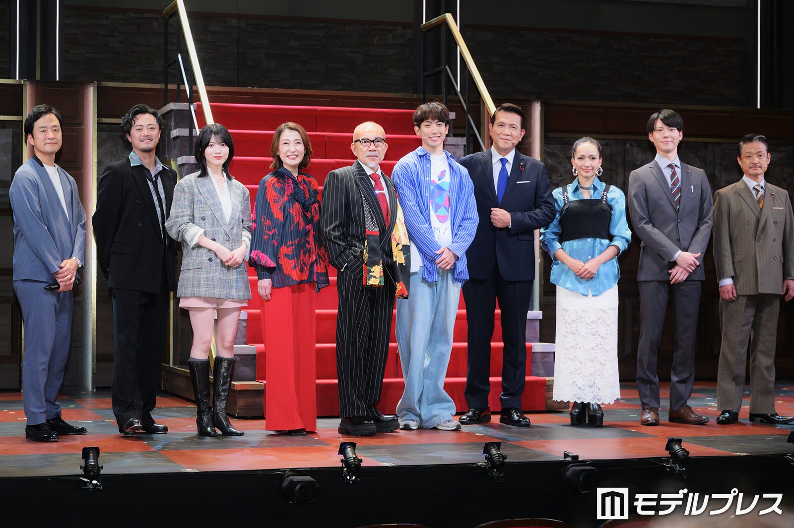 上川一哉、林瑠奈、一路真輝、竹中直人、有澤樟太郎、別所哲也、豊原江理佳、山崎大輝、福田転球（C）モデルプレス