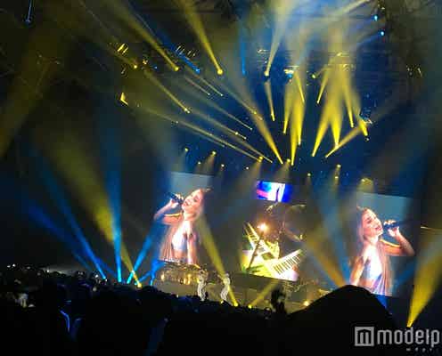 <アリアナ・グランデ来日公演ライブレポート>「Break Free」他ヒット曲連続&日本語での挨拶が可愛すぎる!厳戒態勢で初日迎える