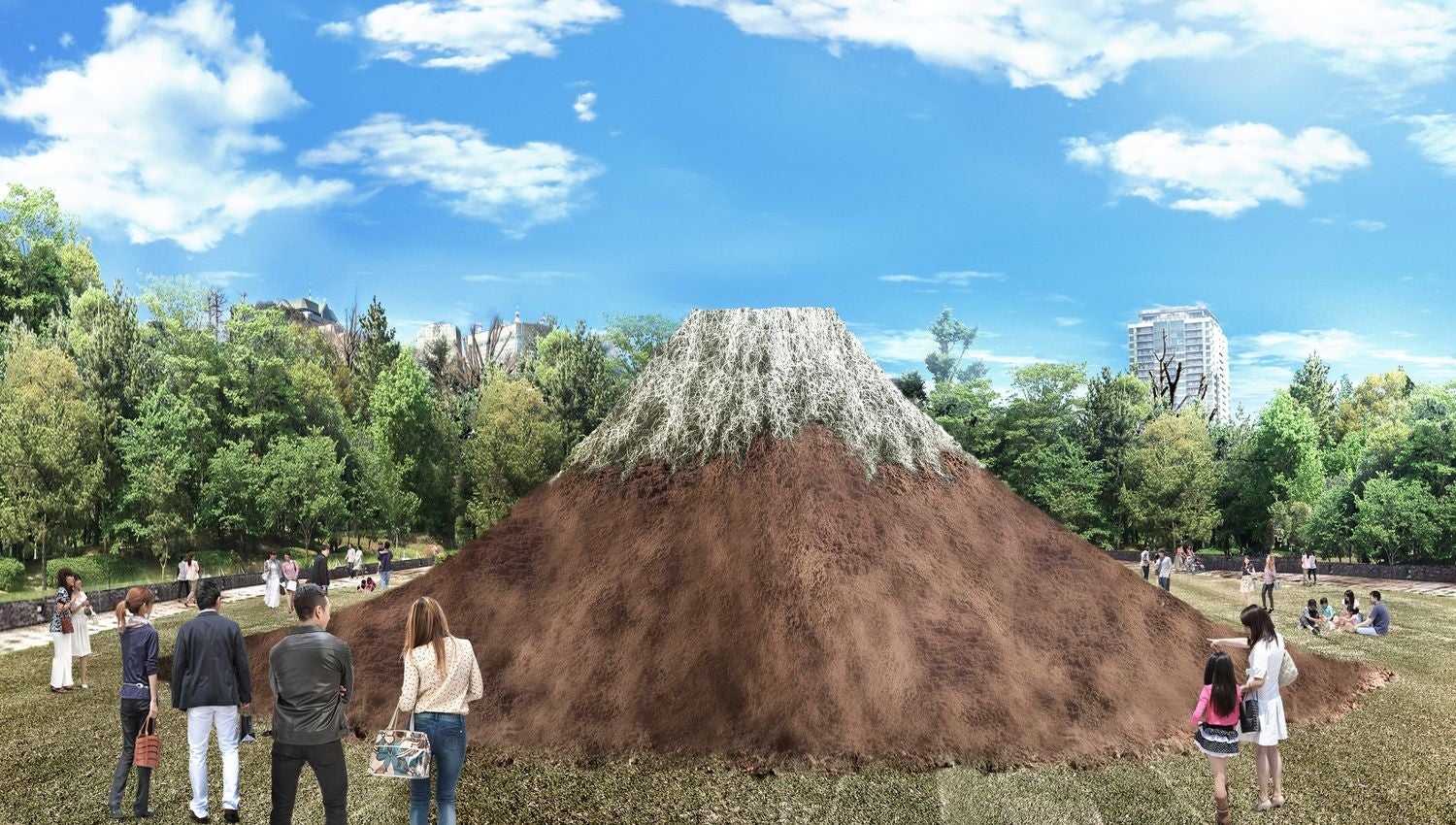 江戸富士（EDO-FUJI）／画像提供：東京ミッドタウンマネジメント