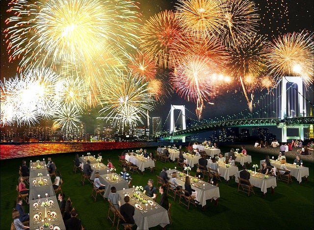 「STAR ISLAND 2018」は花火の観方を選べる6タイプのシートを用意／画像提供：STAR ISLAND実行委員会