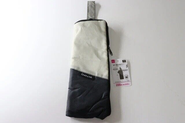 ダイソー　折り畳み傘カバー（ＢＫ）　パッケージ
