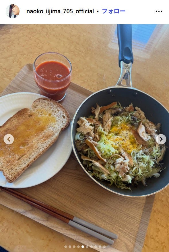 飯島直子Instagramより