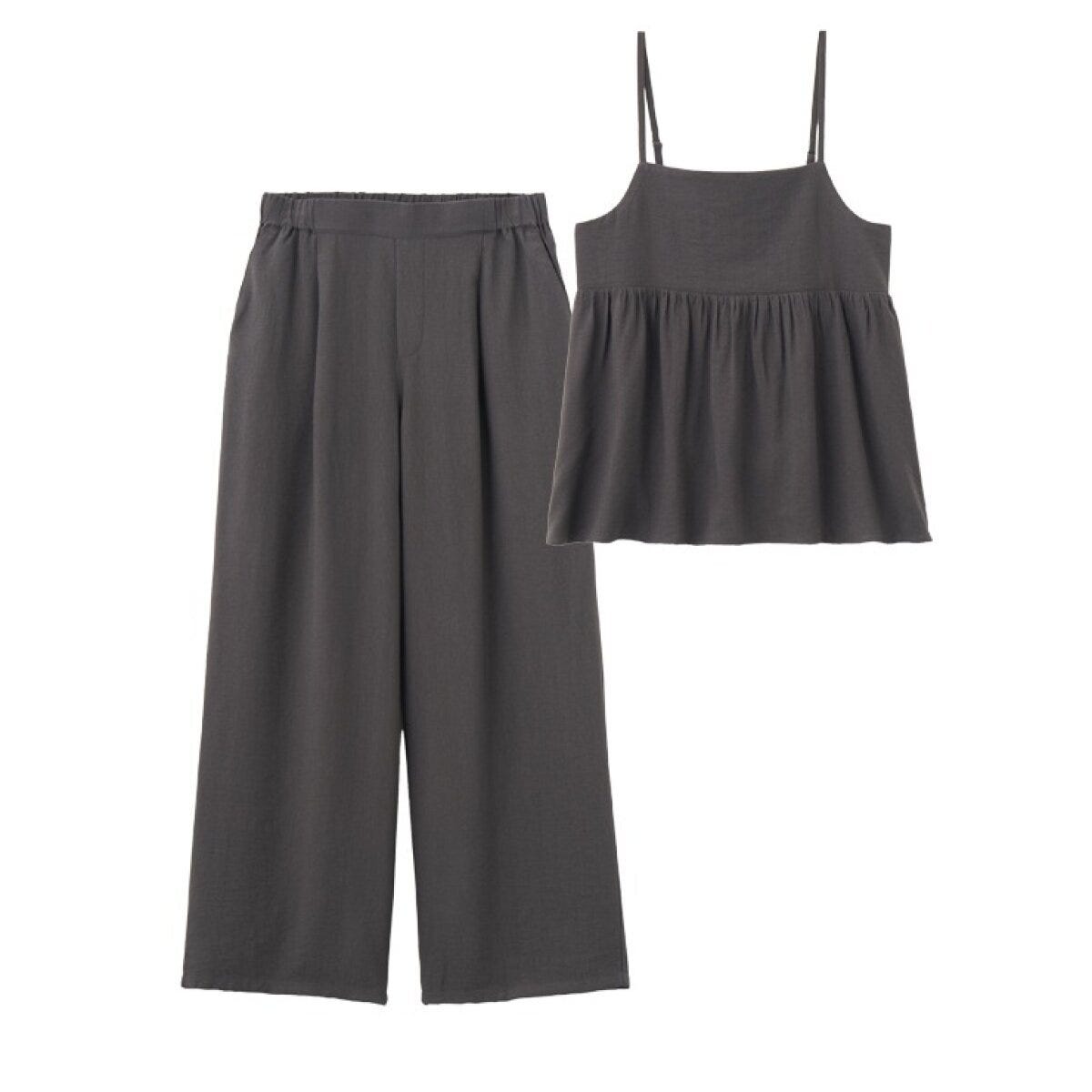 しまむらのキャミソール＆ワイドパンツセット（HK