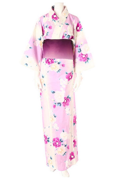 椿紋調浴衣4点セット「fifth」5,900円(税抜)/画像提供:fifth