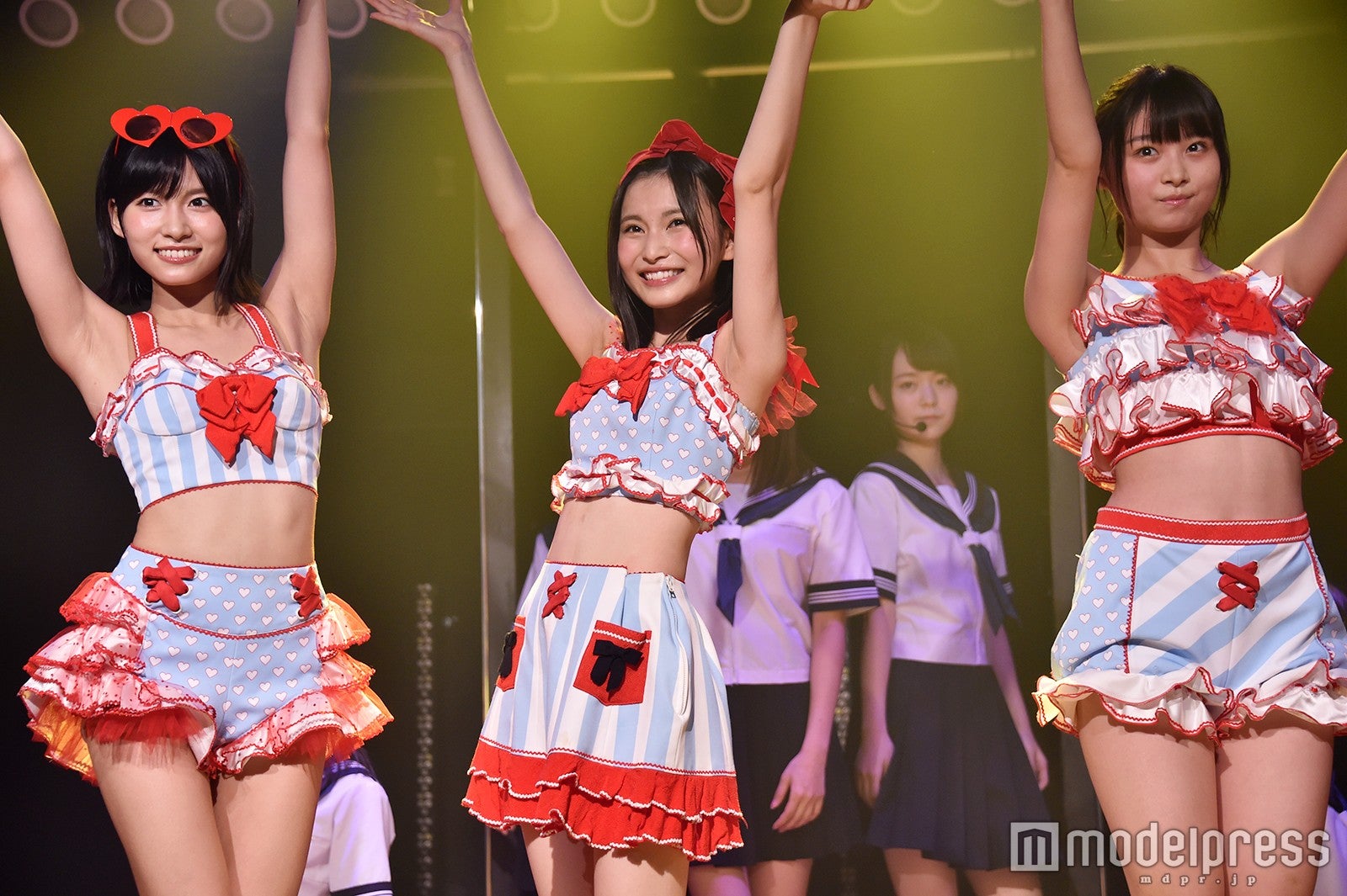 谷口めぐ、福岡聖菜、達家真姫宝「世界は夢に満ちている」公演（C）モデルプレス