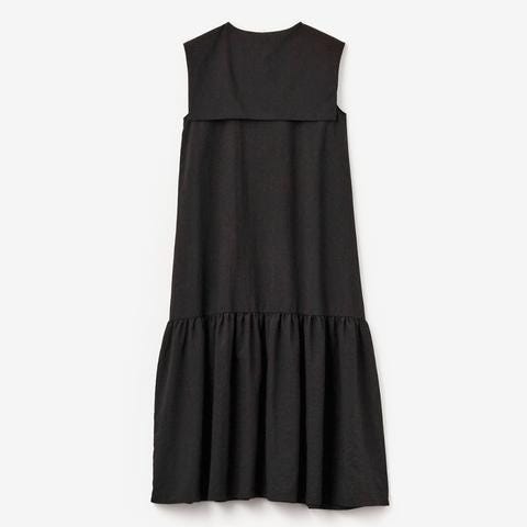 しまむら　しまパト　オンライン　通販　レディース　おすすめ　オススメ　おしゃれ　お洒落　オシャレ　プチプラ　アイテム　コスパ　高コスパ　高見え　2022　夏　ワンピース　ワンピ　コラボ　2PINK　黒ワンピース　セーラーカラーワンピース　セーラーカラー　黒　ブラック