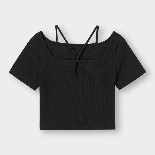 ネックストラップT GUレディース990円ネックストラップT