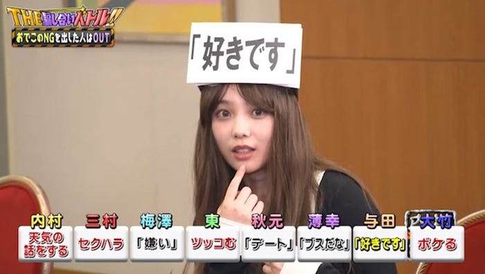 与田祐希/「内村さまぁ~ず SECOND」#379場面写真 (C)内村さまぁ~ず製作委員会