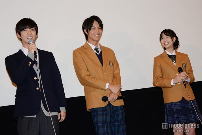 (左から)千葉雄大、中川大志、森川葵