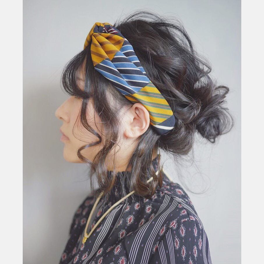 ターバンで作る大人のヘアアレンジ14選 40代女性こそおしゃれにキマる付け方 モデルプレス