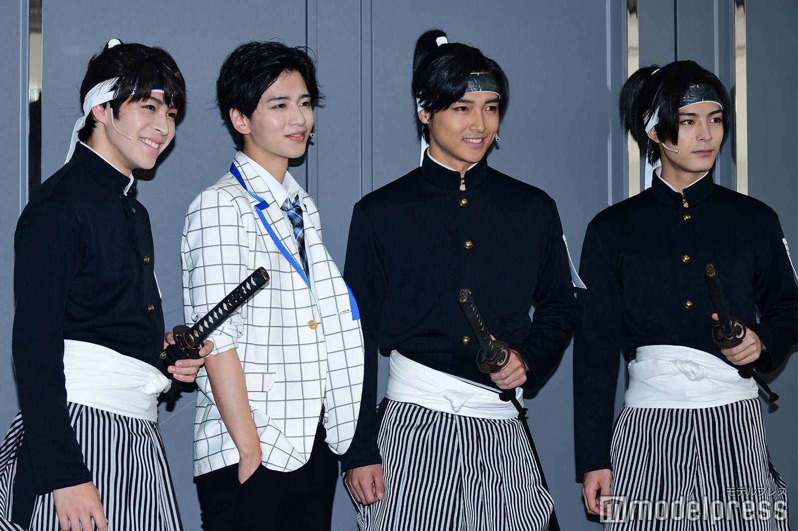 （左から）西銘駿、飯島寛騎、栗山航、塩野瑛久 男劇団 青山表参道X（C）モデルプレス