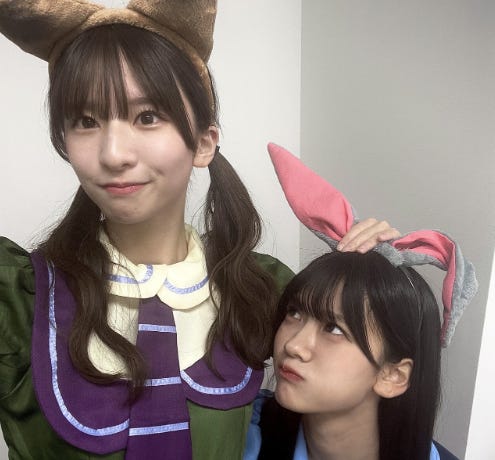 菅原咲月、奥田いろは/奥田いろはオフィシャルブログより