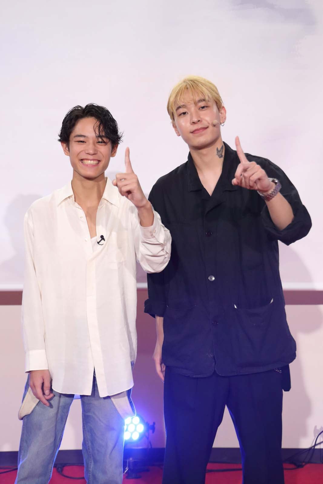 岡田玲明、岡本彗さん（提供写真）