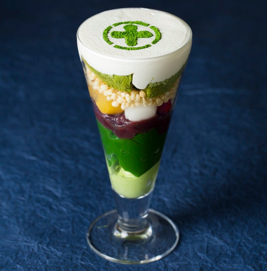 中村藤吉本店 銀座店 「まるとパフェ／抹茶」（1,400円）